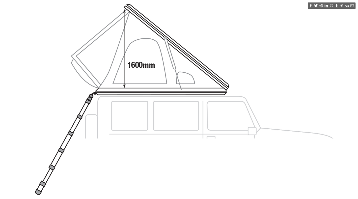 Ironman 4x4 Swift 1400 Rooftop Tent