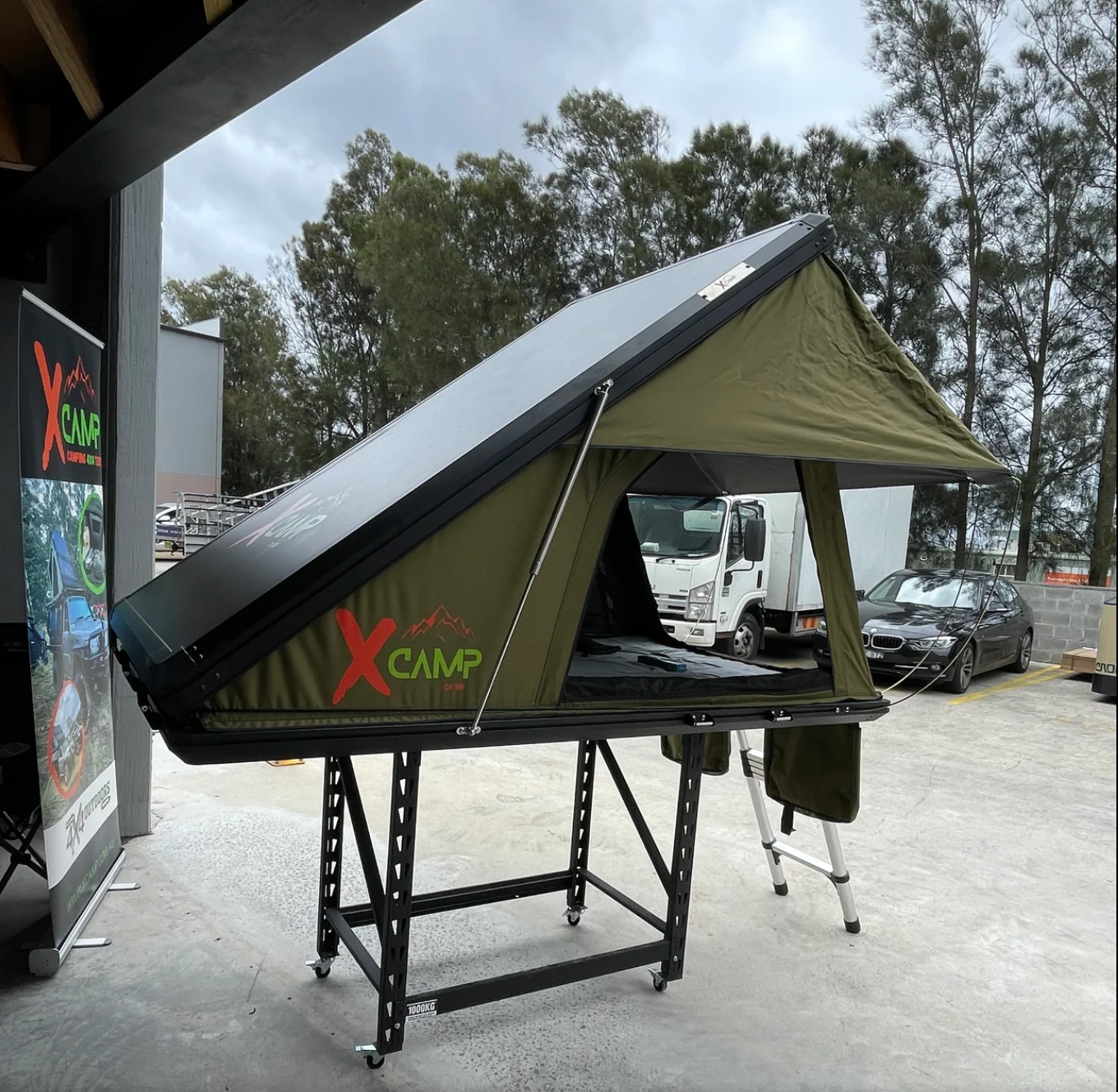 X Camp Rooftop Tent CX300 Green