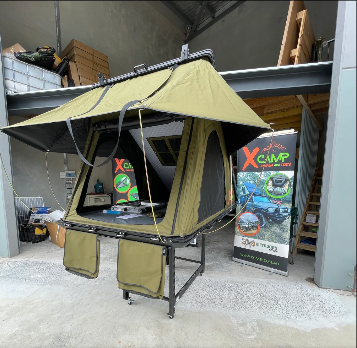 X Camp Rooftop Tent CX300 Green